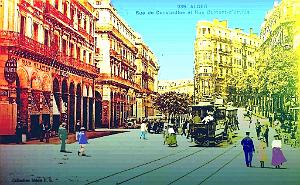 Alger -  Ruede Cpnstantine et Rue Dumont Durville